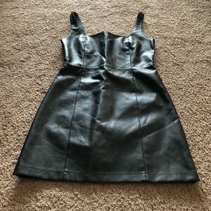NWOT ASOS Design Faux Leather Dress